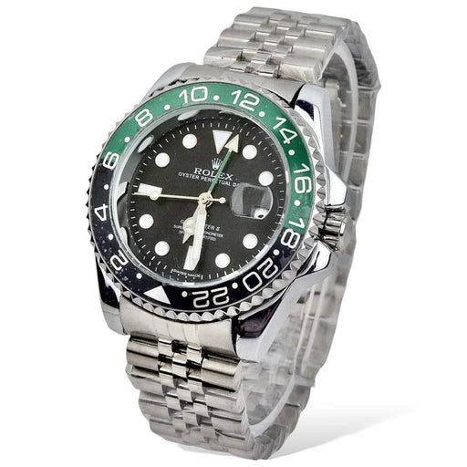 Rolex - Silver & Black - GMT Master II