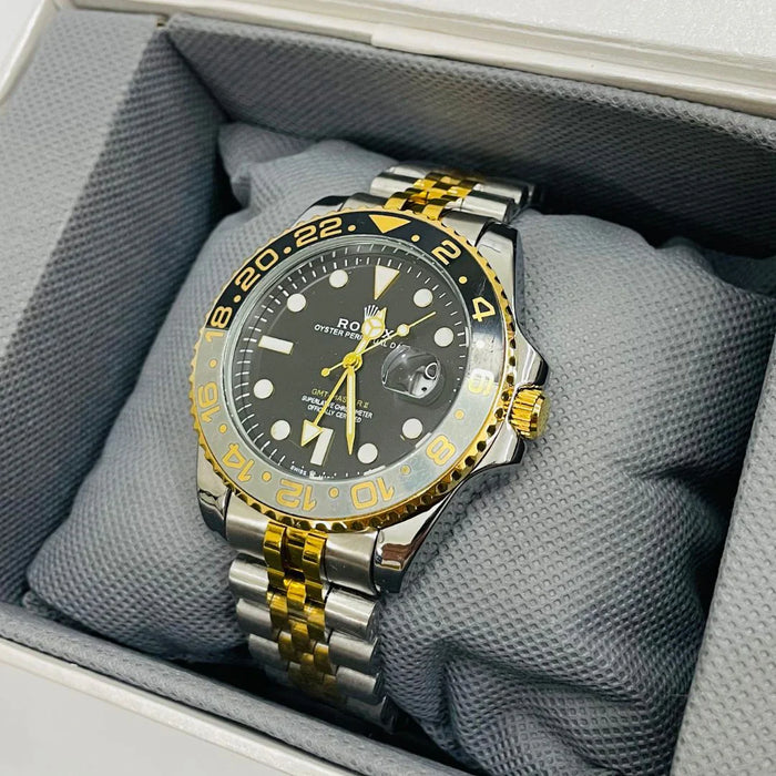Rlx GMT Master - 40mm - Stainless Steel - Two Tone Gold